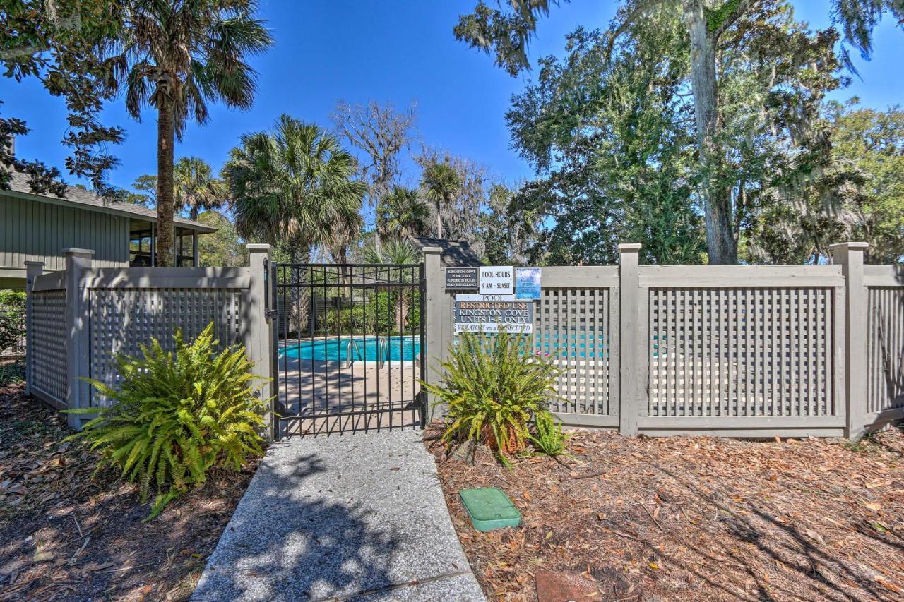 Coastal Oasis With Pool - Walk To Coligny Beach Park Hilton Head Island Buitenkant foto