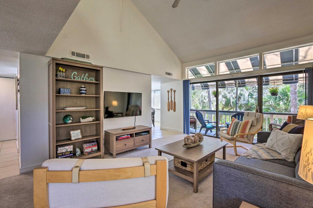 Coastal Oasis With Pool - Walk To Coligny Beach Park Hilton Head Island Buitenkant foto